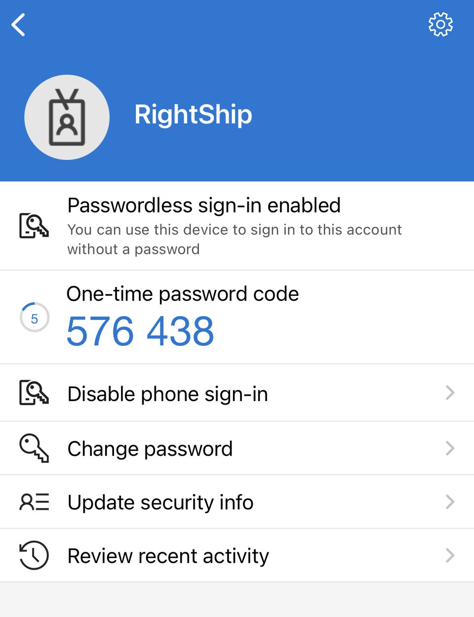 Multi-factor Authentication (MFA) - Authenticator App - one-time code