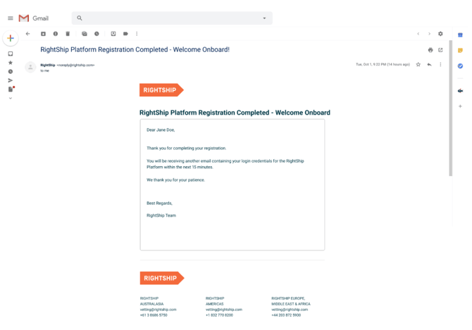 registration welcome sheet