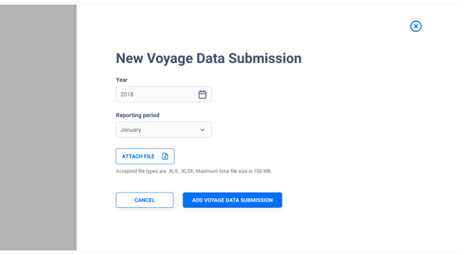 vogage data form