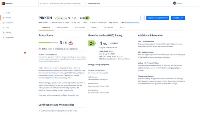 Pikkon 3 LG Vessel overview - Indicative