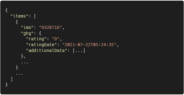 RS - Vessel Details Response