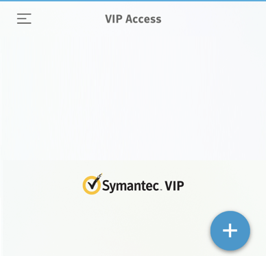 Symantec VIP screen