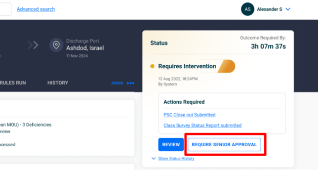 require senior approval-1